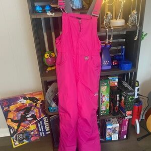 Zero Xposure snow bibs- girls L-14